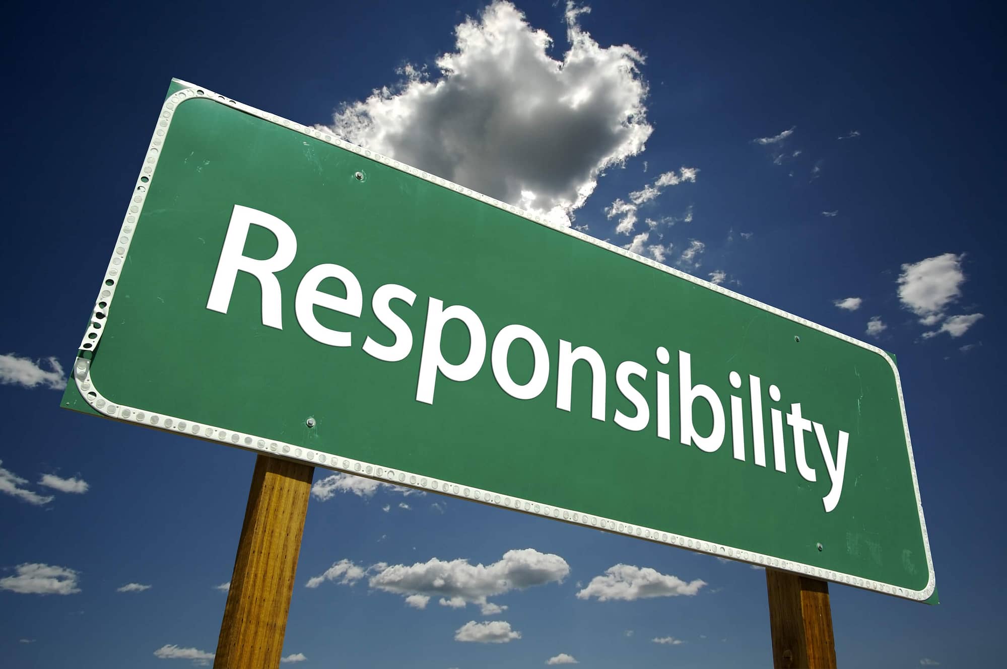 Responsibility billboard
